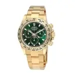 Rolex Daytona Gold 40MM Green Index Dial Yellow Gold Bezel Oyster Bracelet 116508