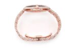 AP WATCH ICED OUT ROYAL OAK 41MM STEEL ROSE GOLD BLACK DIAL FULL MOISSANITE