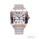 rose gold cartier santos