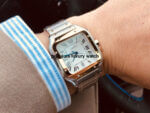 Rose Gold Cartier Santos De Cartier Automatic Two Tone Men’s Watch W2SA0007