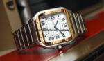 Rose Gold Cartier Santos De Cartier Automatic Two Tone Men’s Watch W2SA0007