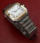 Rose Gold Cartier Santos De Cartier Automatic Two Tone Men’s Watch W2SA0007