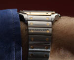 Rose Gold Cartier Santos De Cartier Automatic Two Tone Men’s Watch W2SA0007
