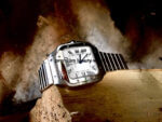 Cartier Large Santos De Cartier Men’s Watch White Dial Steel Bracelet WSSA0018