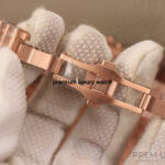Cartier Santos Rose Gold Large Silver Opaline Dial Bracelet WGSA0007WGSA