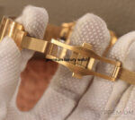 Cartier Santos Yellow Gold Men’s Watch Large Automatic White Dial Yellow Gold Bracelet WGSA0029