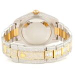 Iced-out Diamond Watches 42MM ROLEX Datejust Automatic Stainless Steel