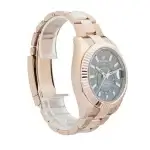 Rolex Sky Dweller Rose Gold 42MM Dark Rhodium Index Dial Fluted Bezel Oyster Bracelet 326935