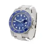 Rolex Submariner Blue White Gold Date 40MM Ceramic Bezel Oyster Bracelet 116619LB