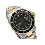 Rolex Submariner Gold and Black Dial 40MM Date Steel & Ceramic Bezel Oyster Bracelet 116613LN