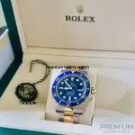 Rolex Submariner Gold Blue Dial 41mm Date Yellow Gold/Steel Ceramic Bezel Oyster Bracelet 126613LB