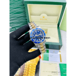 Rolex Submariner Gold Blue Dial 41mm Date Yellow Gold/Steel Ceramic Bezel Oyster Bracelet 126613LB