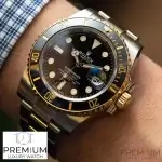 Rolex Submariner Two Tone Black Dial 41MM Stainless Steel And Yellow Gold Bracelet Automatic Men's Watch