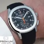 Patek Philippe Aquanaut Chronograph 5968A-001 Black Dial Watch