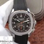 Patek Philippe Aquanaut Chronograph 5968A-001 Black Dial Watch