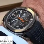 Patek Philippe Aquanaut Chronograph 5968A-001 Black Dial Watch