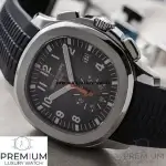 Patek Philippe Aquanaut Chronograph 5968A-001 Black Dial Watch