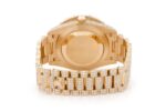 ROLEX DAY-DATE 40MM YELLOW GOLD AUTOMATIC STAINLESS STEEL WATCH FULL ICED MOISSANITE 23.00CT