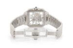 CARTIER SKELETON WATCH ICED OUT 40MM TWO TONE STEEL VVS MOISSANITE