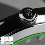 Rolex Milgauss Green Crystal Stainless Steel Black Dial Smooth Bezel Oyster Bracelet 116400GV