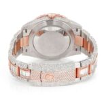 ROLEX DIAMOND WATCH DATEJUST 41MM TWO TONE FULL ICED MOISSANITE  22.10CT