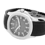 PATEK Philippe AQUANAUT Black Rubber Strap & Dial Watch 5167A-001