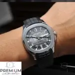 PATEK Philippe AQUANAUT Black Rubber Strap & Dial Watch 5167A-001