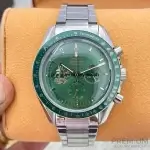 Omega Speedmaster Moonwatch 50th Anniversary Apollo 11 Moonshine Gold & Green Bezel Green Dial Men’s Wrist Watch