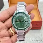Omega Speedmaster Moonwatch 50th Anniversary Apollo 11 Moonshine Gold & Green Bezel Green Dial Men’s Wrist Watch