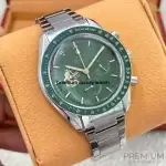 Omega Speedmaster Moonwatch 50th Anniversary Apollo 11 Moonshine Gold & Green Bezel Green Dial Men’s Wrist Watch