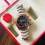 Omega Seamaster Planet Ocean orange bezel Co-Axial Chronograph 37.5MM Watch