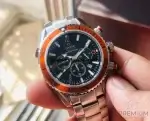Omega Seamaster Planet Ocean orange bezel Co-Axial Chronograph 37.5MM Watch