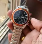 Omega Seamaster Planet Ocean orange bezel Co-Axial Chronograph 37.5MM Watch