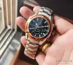Omega Seamaster Planet Ocean orange bezel Co-Axial Chronograph 37.5MM Watch