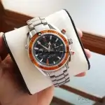 Omega Seamaster Planet Ocean orange bezel Co-Axial Chronograph 37.5MM Watch