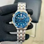 Omega seamaster 300m Chronograph Co-Axial Master Chronometer 44MM Blue Dial Rose Gold & Steel Men’s Watch