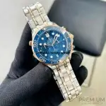 Omega seamaster 300m Chronograph Co-Axial Master Chronometer 44MM Blue Dial Rose Gold & Steel Men’s Watch