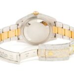 Iced-out Diamond Watches 42MM ROLEX Datejust Automatic Stainless Steel