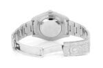 ROLEX DATEJUST ICED OUT 41MM SILVER BLACK DIAL AUTOMATIC STAINLESS STEEL WATCH FULL MOISSANITE 16.00CT