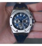 AP Royal Oak Offshore Blue Dial Chronograph 42MM Watch 26480TI.OO.A027CA.01