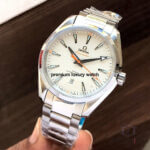 Omega seamaster aqua terra white dial 150M Omega Co-Axial Master Chronometer 41 Mm Watch