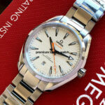 Omega seamaster aqua terra white dial 150M Omega Co-Axial Master Chronometer 41 Mm Watch