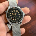 Omega Seamaster Diver 300m Black Bond 007 Mesh Band 42mm Man’s Wrist Watch