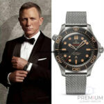 Omega Seamaster Diver 300m Black Bond 007 Mesh Band 42mm Man’s Wrist Watch