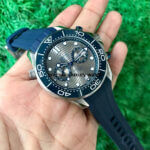 Omega Seamaster 300M Chronograph Master-Chronometer 42MM Grey Chronograph Blue Rubber Strap For Men’s Watch