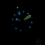 Omega Seamaster 300M Chronograph Master-Chronometer 42MM Grey Chronograph Blue Rubber Strap For Men’s Watch