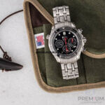 Omega Seamaster 300m black ceramic Diver Chronometer Chronograph 44mm Black Bezel Steel Bracelet