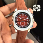 Patek Philippe Aquanaut Stainless Steel Chronograph 5968A-001 with Brown Dial