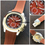 Patek Philippe Aquanaut Stainless Steel Chronograph 5968A-001 with Brown Dial