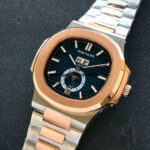 Patek Philippe Nautilus Two Tone 5726/1A Blue Dial Rose Gold Stainless Steel Belt